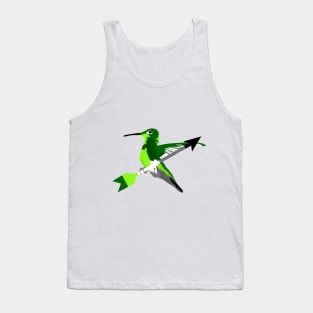 Aromantic Hummingbird Tank Top